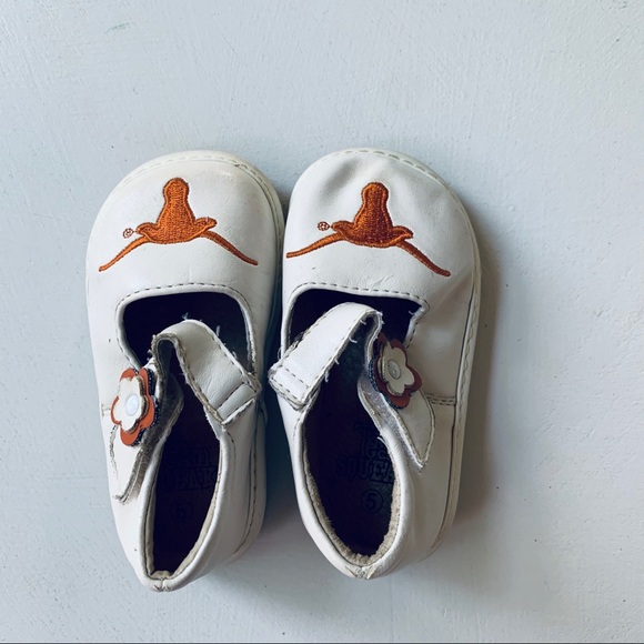 🇺🇸UT Univ Texas Baby Shoes Team Squeaks 5 - Picture 6 of 11